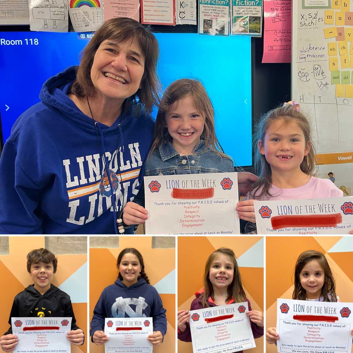 Lions of the Week! 💙🧡🦁#WeAreLincolnD205
#weared205