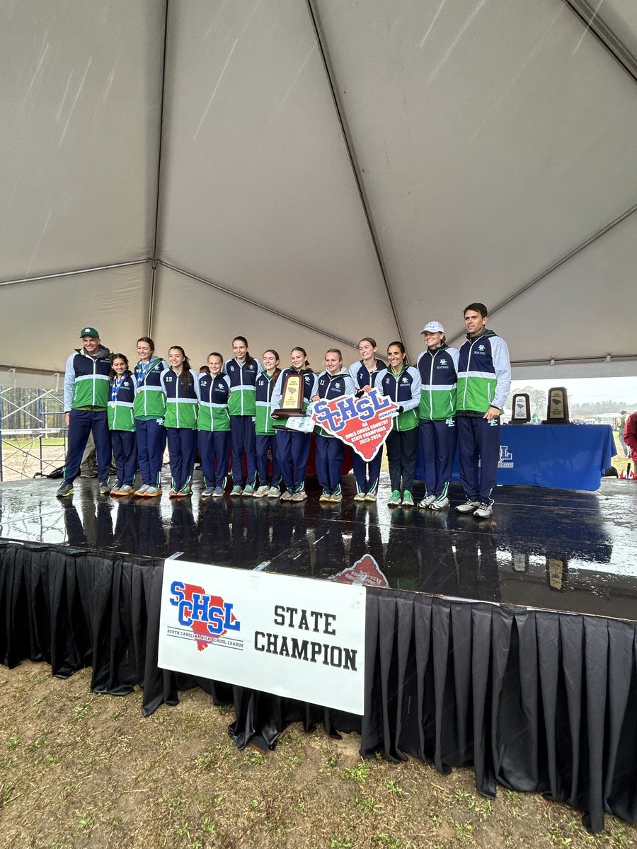 Congrats to the Lady Bishop Cross Country Team. State 2A Champions. ⁦@Bishop_England⁩