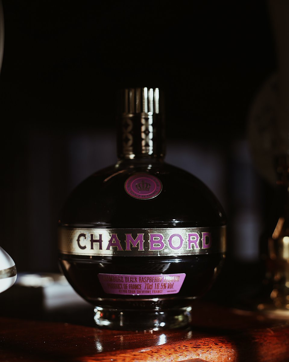 Another classic liquor hidden away on the back bar! Chambord is a world-renowned raspberry liqueur which was first produced in the Loire valley in the 1600s. It is made with black raspberries, vanilla from Madagascar and Moroccan citrus peels!!
