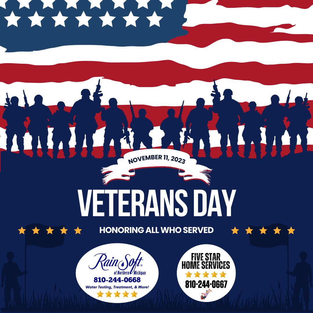 Happy Veterans Day! We are eternally grateful for your service! 🇺🇸