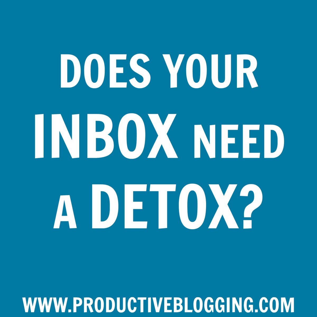 How does your inbox look right now? Neat and tidy? Or a right mess? The latter? Find out how to detox your inbox => bit.ly/2JCTuho . #inboxdetox #inboxzero #timemanagement #productivitytips #productivityhacks #productivityhabits #productiveblogging