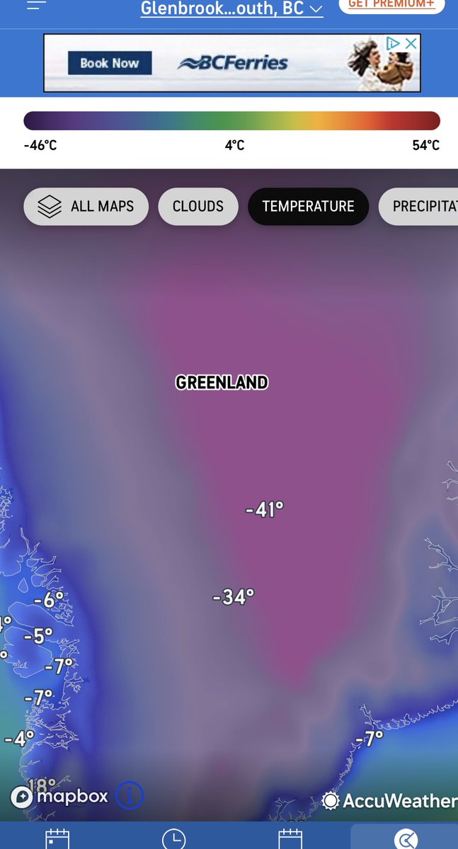 cdnpolar's tweet image. 😈 Looks like global warming is just a myth! -41 in Greenland and Canada is up next! ❄️ For those not accustomed to the cold or snow, you might want to start running... like, now! ⛄️ #SarcasmAlert #WinterIsHere