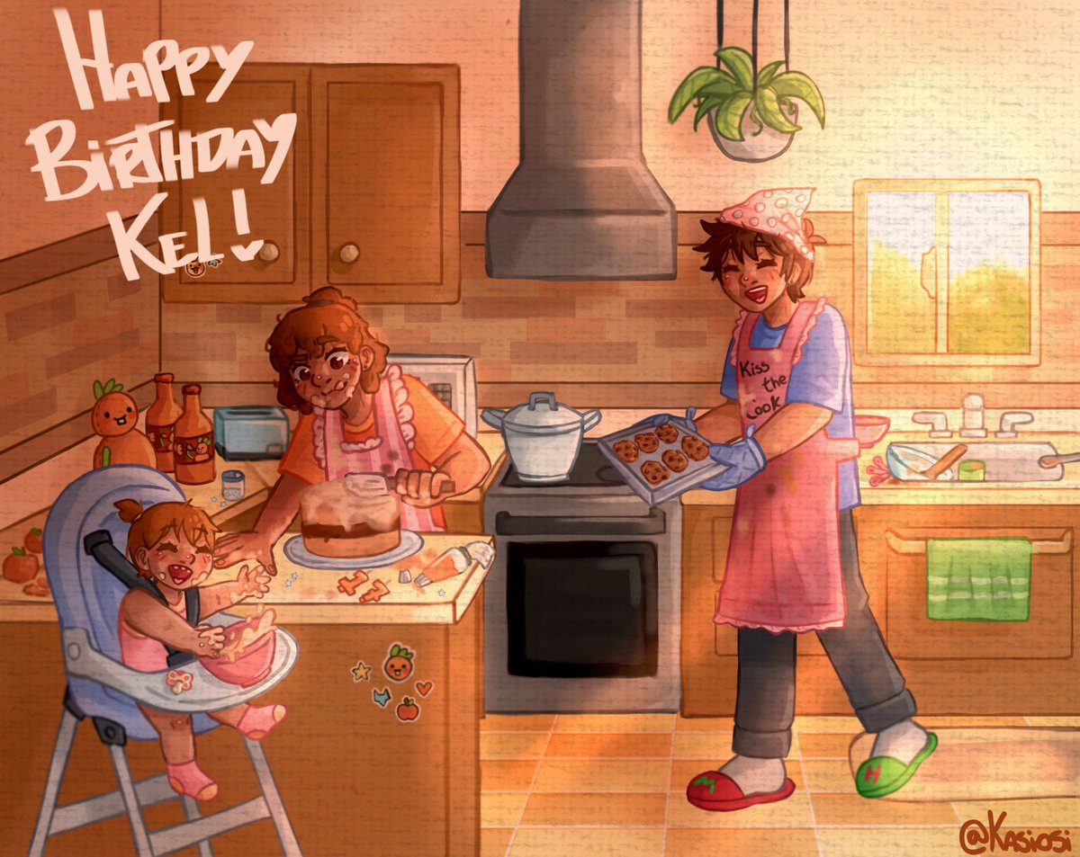 kasiosi's tweet image. Happy birthday Kel! 🍊
[#OMORI #OMORIFANART #omorikel]