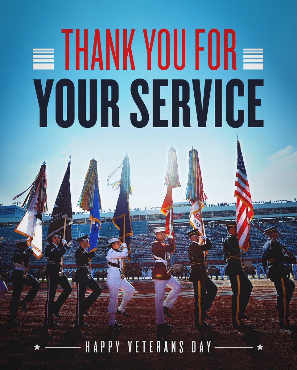 Today we honor all that served and sacrificed wearing the uniform of the United States Military. We celebrate you for your unwavering commitment to supporting and defending the way of life and freedoms for all American’s.
