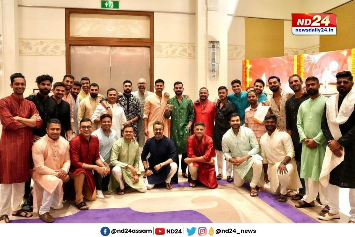 nd24_news's tweet image. কাইলৈ বিশ্বকাপৰ লীগৰ অন্তিমখন মেচত নেডাৰলেণ্ডছৰ মুখামুখি হ'ব ভাৰত। মেচৰ পূৰ্বে দীপাৱলী উদ্‌যাপন টীম ইণ্ডিয়াৰ।

#Diwali2022 #TeamIndia