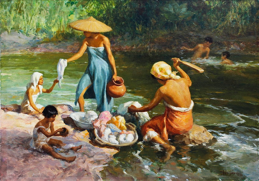Claudioborlotto's tweet photo. @nongioco #arts #artlovers #ArteYArt #painting #donneinarte #music Fernando Amorsolo https://t.co/JKcimmIhDp