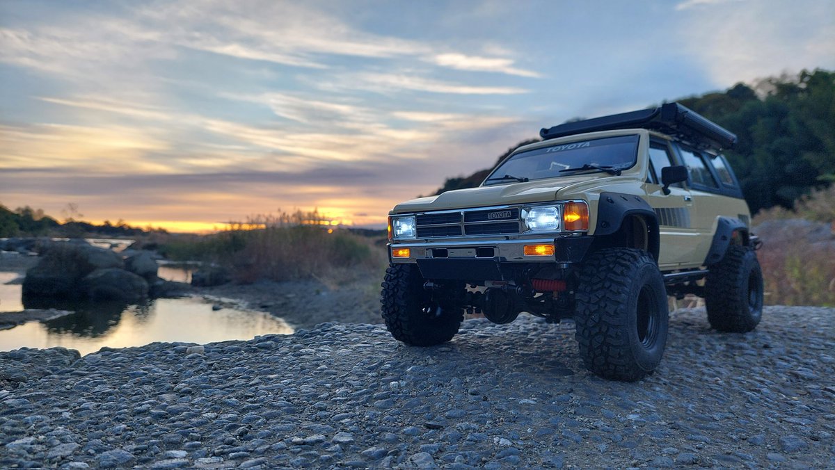 PG3110akiho's tweet image. 今朝はGood morning かわせみ河原！
#スケールクローラー
#Scalecrawler