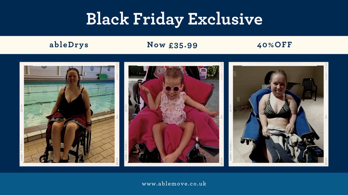 Our biggest-ever giveaway! Get our ableDry now for £35.99 until Wednesday! ablemove.co.uk