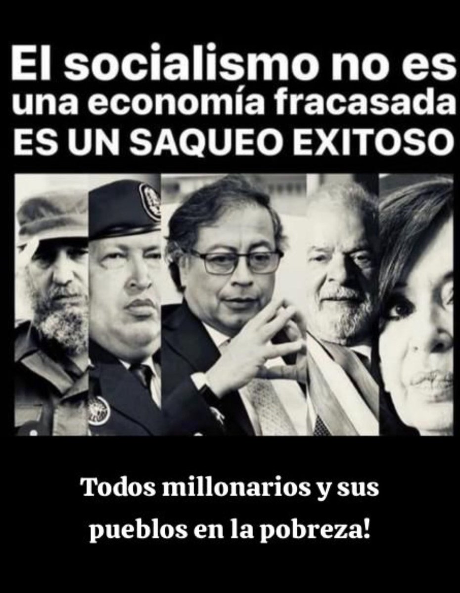 ArianaAladin's tweet photo. @VickyDavilaH Que el españolete comunista @PabloIglesias se ocupe de atacar a la directora de @RevistaSemana  @VickyDavilaH eso indica que sus denuncias por corrupción al gbno Petro y su flia, está dando en el clavo,de que los socialistas que empobrecen es la mayor desgracia de Latinoamérica https://t.co/bnZnQe4CiE