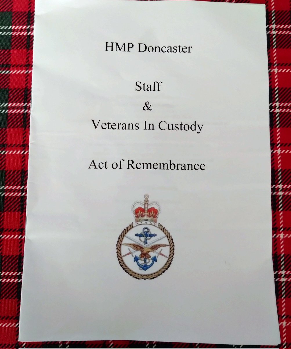 HMP Doncaster - Act of Remembrance 10 November 2023. A poignant service thanks to the staff and Veterans within the Criminal Justice System. A morning of respect observed by so many. 
#HMPDONCASTER