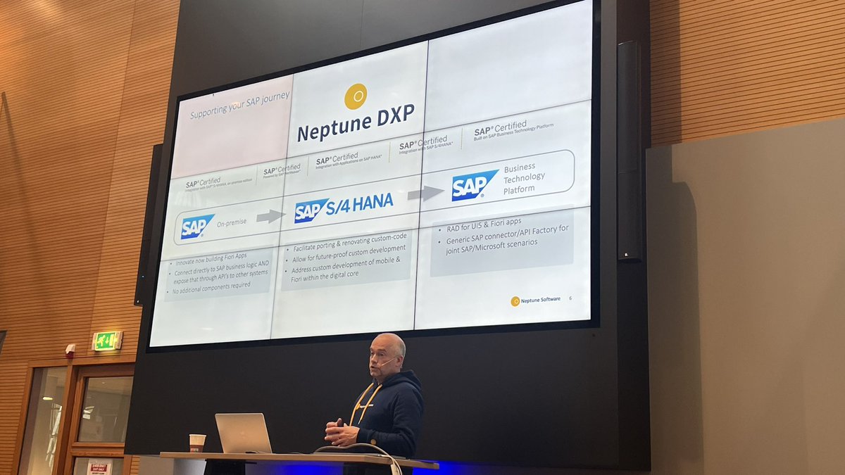 Robin van het Hof (@qualiture) on Twitter photo Yes you heard that right: <a href="/NeptSoft/">Neptune Software</a> is the only #lowcode #nocode platform that is certified to run directly on the SAP core! #sitNL Yes you heard that right: <a href="/NeptSoft/">Neptune Software</a> is the only #lowcode #nocode platform that is certified to run directly on the SAP core! #sitNL