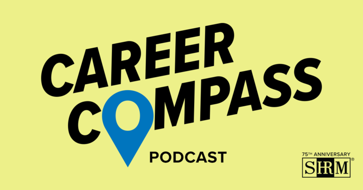 SHRM's tweet photo. Tune in to Season 7 of the #SHRMStudent podcast, #CareerCompass, and explore the exciting world of #HR during #NationalCareerDevelopmentMonth. Don't miss out on the insights and experiences shared by industry professionals. Listen now: https://t.co/ZbFqQvqjLH https://t.co/CXnHIDsESU