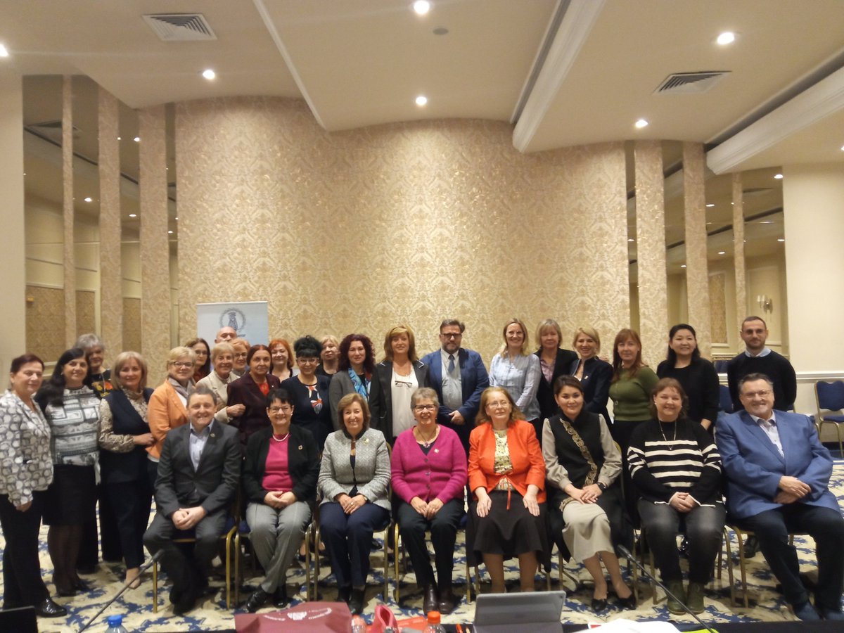 The President of EFNNMA, members of the Board of Directors & Country Representatives with the Board of Directors of the Bulgarian Association of Nurses, and Milka Vasileva, President. Thank you for hosting EFNNMA GA in Sofia & for your excellent hospitality in Sofia!