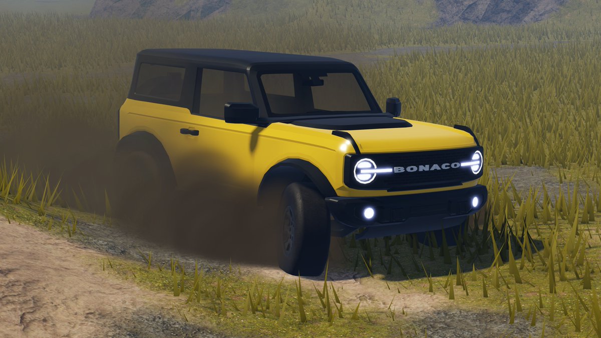 2-Door Ford Bronco I made for <a href="/Locked_upgame/">Locked Up🌴</a> !

#RobloxDev #Blender3D