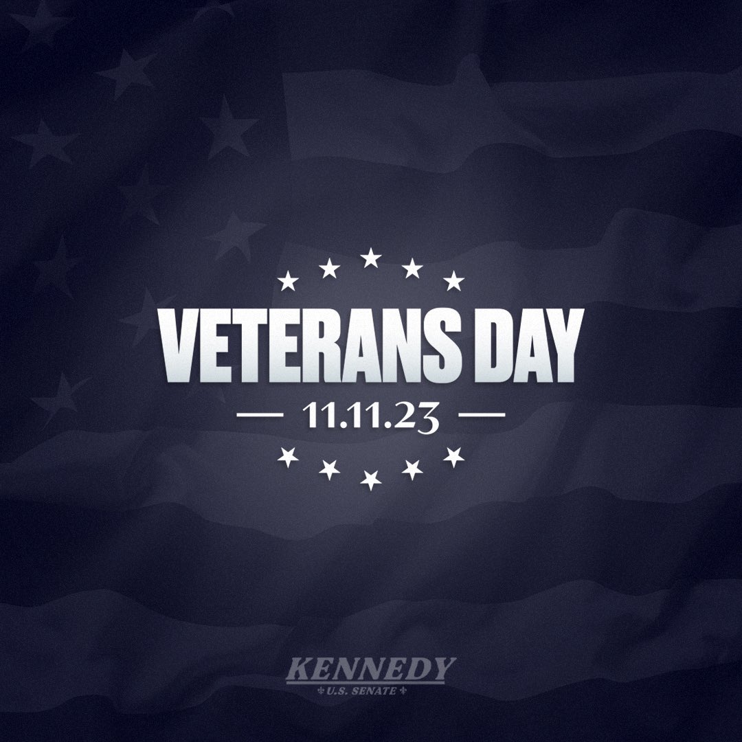 On this Veterans Day, we salute all the men and women who’ve dedicated their lives to defending our nation, our Constitution, and our cherished freedoms. We honor their courageous service, as well as the sacrifice of the families who support them.