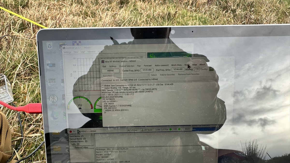 M0IAX's tweet image. Out in #exmoor National Park with my @Icom_UK #ic705 on #js8call