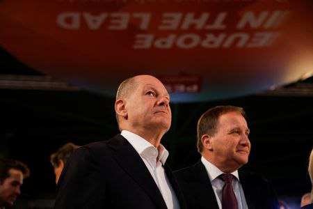 Fxhedgers's tweet photo. GERMANY'S SCHOLZ LOOKING 'CLOSELY' AT ITALY'S MIGRANT DEAL WITH ALBANIA (Reuters)

German Chancellor Olaf Scholz on Saturday signaled an openness to study Italy's deal to hold migrants in Albania as the European Union tries to stem illegal immigration. https://t.co/zttqGqQLp4