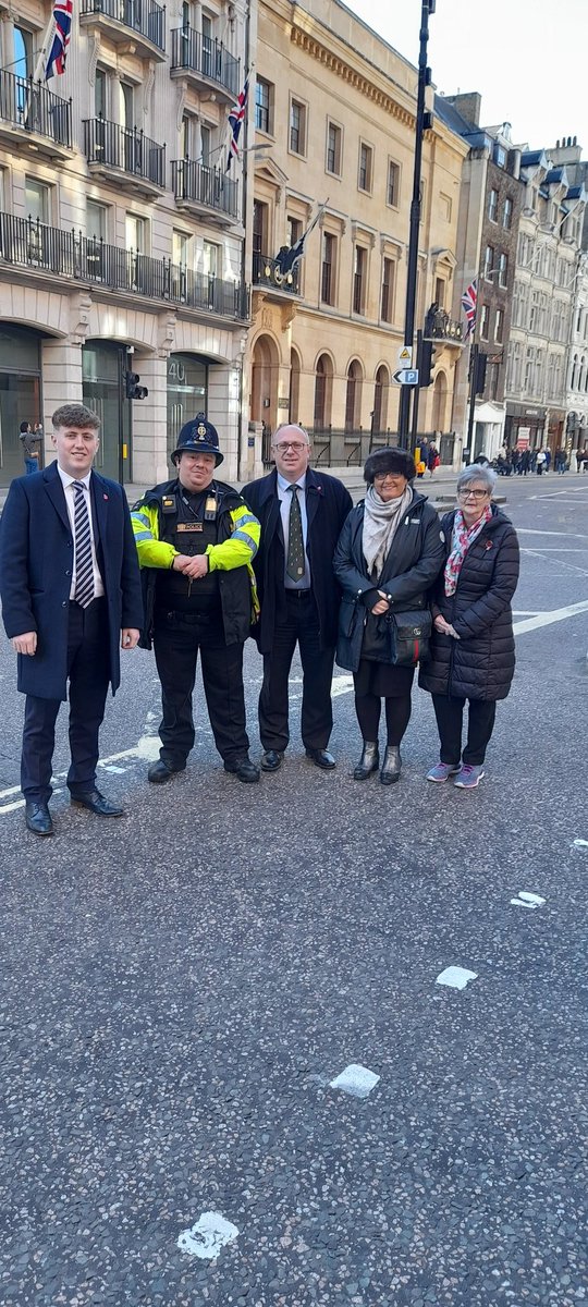 Fleet Street, London and all gathered for the Lord Mayor's parade fell silent at 11am in respect and Remembrance.