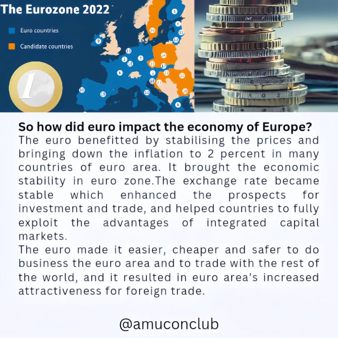 amueconclub's tweet image. &quot;Uniting Nations, Empowering Economies: Exploring the European Union&apos;s Financial Harmony! 🌍💶 

#EconomicUnity #EUInsights #Economics #AESC