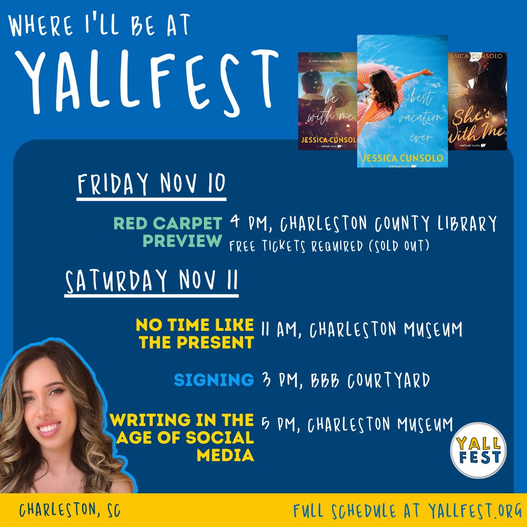 Yesterday was SUCH an amazing time <a href="/YALLFest/">YALLFest</a> on the sold out red carpet preview panel &amp; signing afterwards!! It was amazing meeting everyone, and I can’t wait to do it again!! 2 panels and a signing today! Come out and say hi if you’re here! i cant wait to meet you 🩷