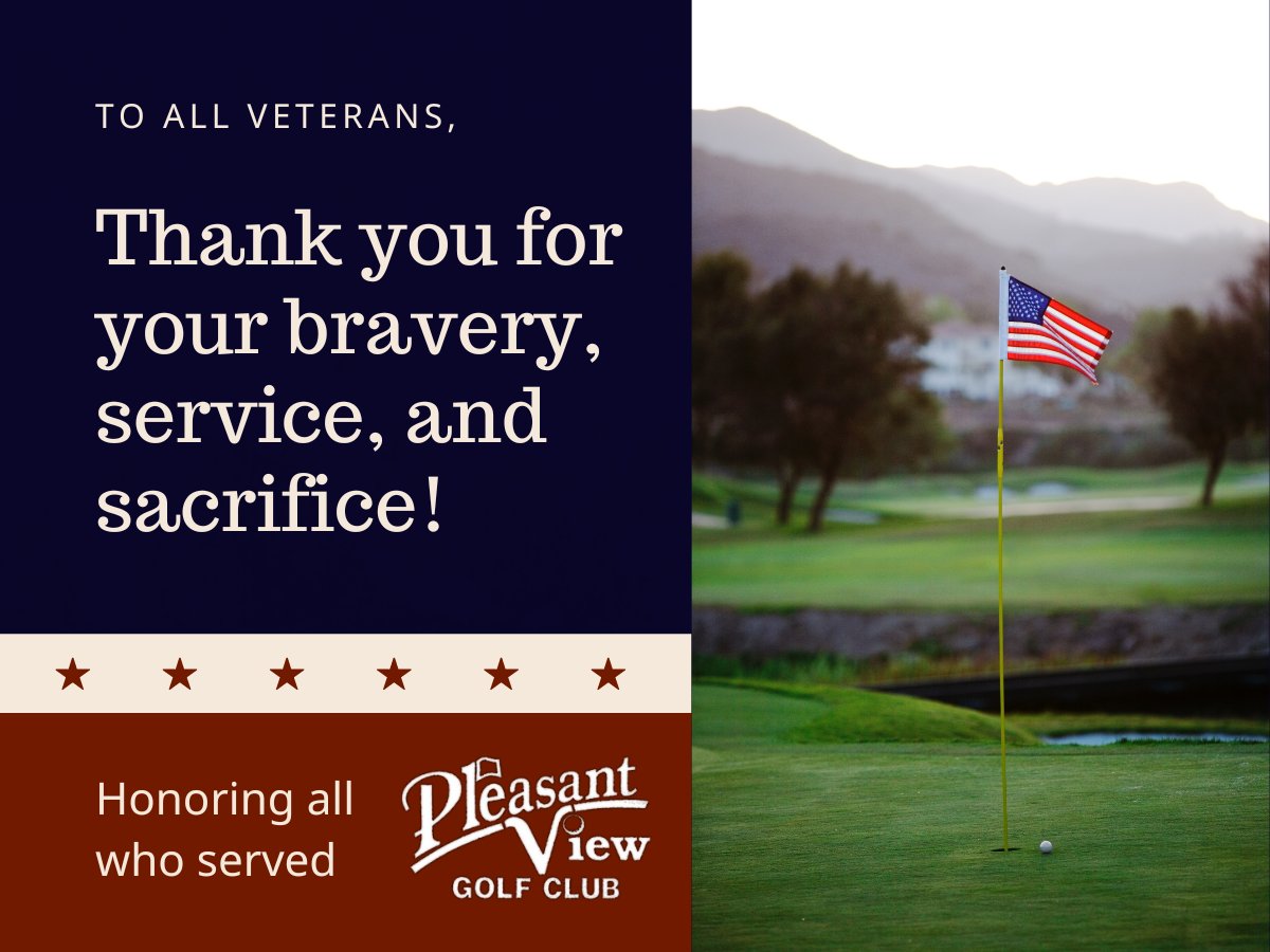 pleasantviewgol's tweet photo. Today, we honor all the brave men and women who have served our country - THANK YOU! 🇺🇸 https://t.co/eUkWjAfJxr
