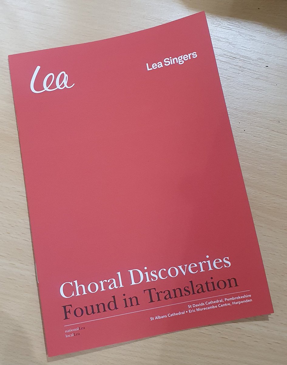 All set for tonight's concert at High St Methodist Church Harpenden. leasingers.co.uk/concerts-event…