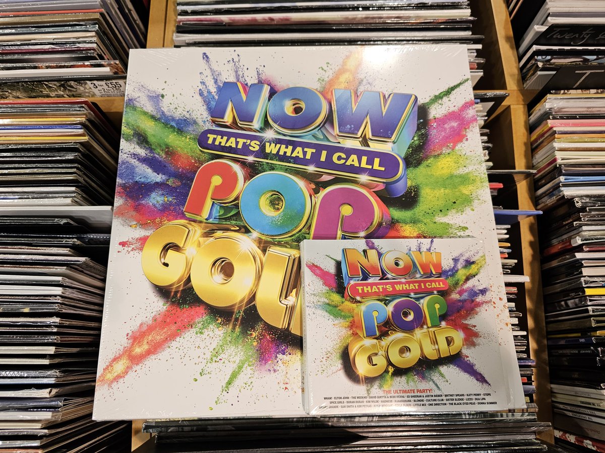 hmvCarlisle's tweet photo. #newmusic #newalbum #newcomp @NOWMusic #popgold available on CD and vinyl in store now @ShowcaseCumbria @TheLanesSC https://t.co/FJberY7B2s