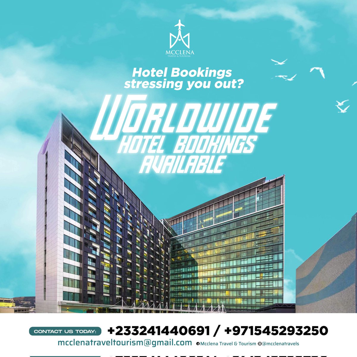 Mcclena Travel & Tourism (@mcclenatravels) on Twitter photo We are just a call away for all your Travel & Tour needs! Call/Whatsapp: +233241440691 / +971545293250. βοΈ:mcclenatraveltourism@gmail.com. #ghtravel #travel #instatravel #travelnyc #natgeotravel #travel #mcclenatravels We are just a call away for all your Travel & Tour needs! Call/Whatsapp: +233241440691 / +971545293250. βοΈ:mcclenatraveltourism@gmail.com. #ghtravel #travel #instatravel #travelnyc #natgeotravel #travel #mcclenatravels
