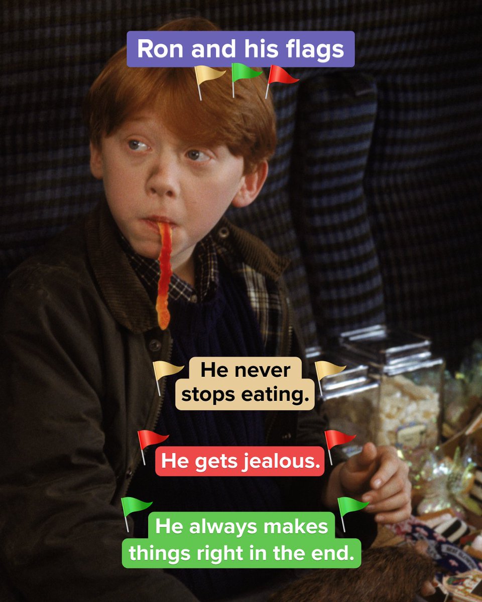 Ronald Weasley: a man with an appetite as big as his heart 🧡