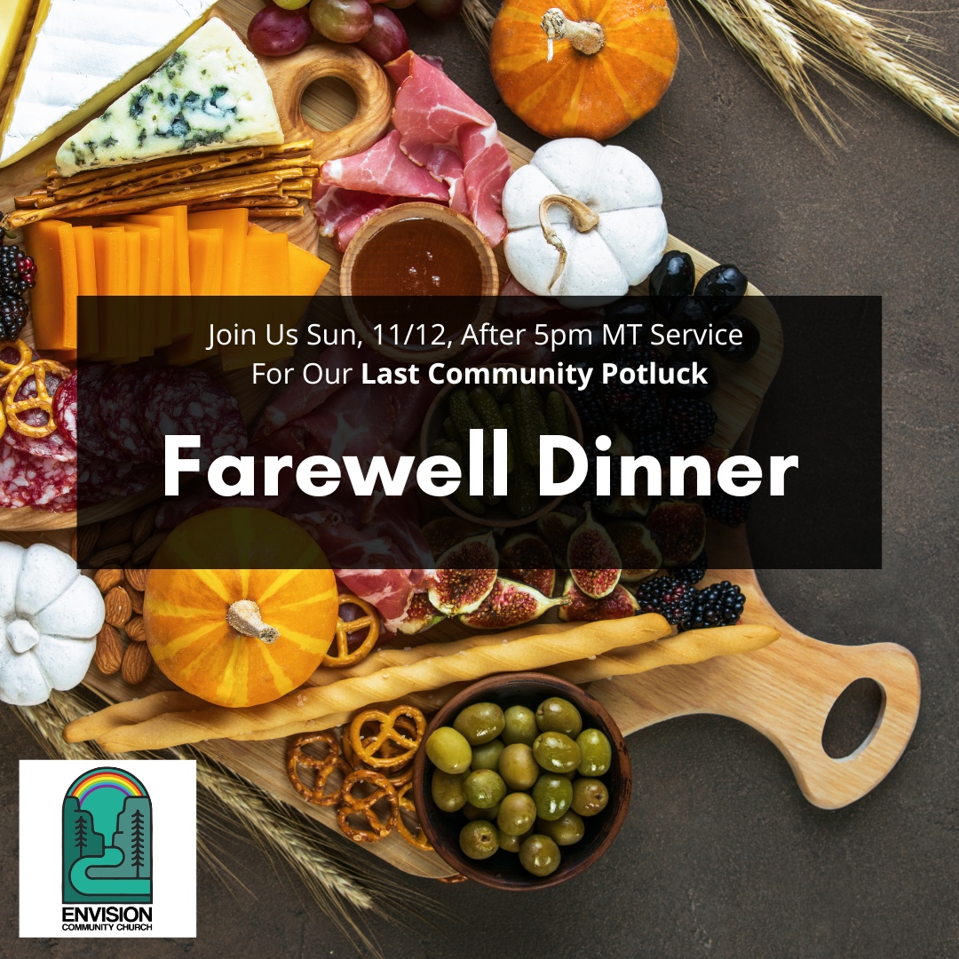 Sunday, November 12th for our final Community Potluck. Join us after service to enjoy some fellowship with your beloved community. Bring a dish to share. All ages are welcome!

fb.me/e/1BzM9nWsC