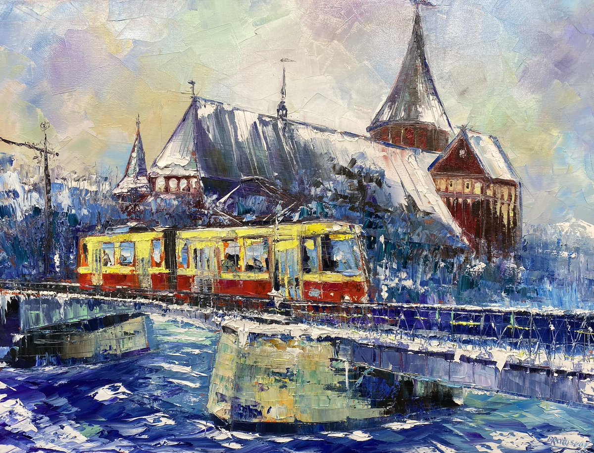 А Куда Вы собираетесь на Новогодние праздники?
Рекомендую Родной Калининград!
Или путешествуйте с помощью моих работ!
«Кафедральный собор и трамвайчик пятерочка»
80/60 см (масло, холст, мастихин)
ПРОДАЕТСЯ!!!
Прошу Вашего репоста!!!
Ну Пожалуйста!!!
