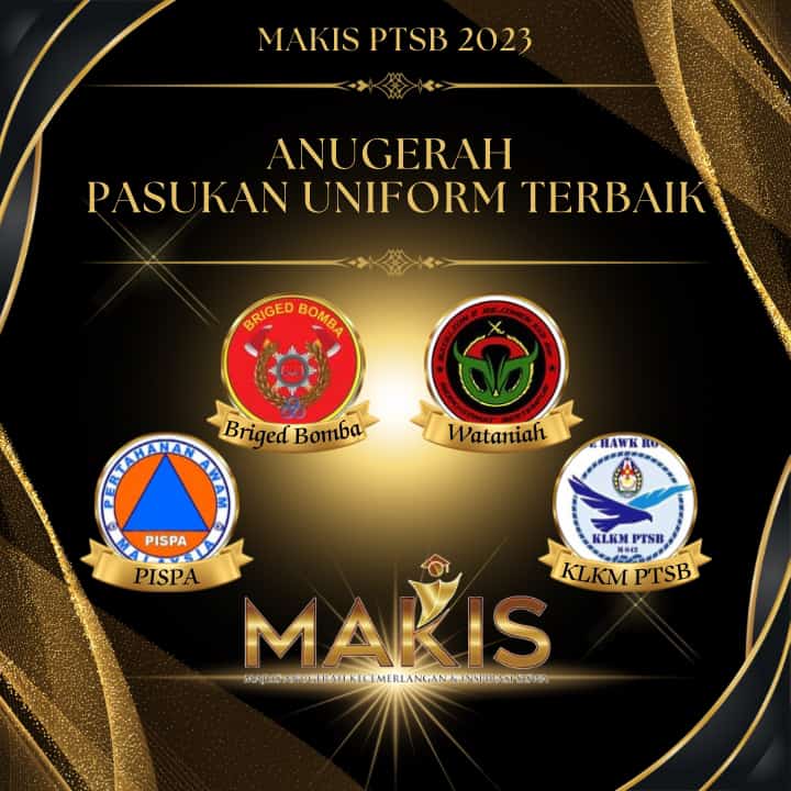 jpp_ptsb's tweet photo. Assalamualaikum dan Salam Malaysia Madani 🤍

📌 ANUGERAH PASUKAN UNIT BERUNIFORM TERBAIK MAKIS 2023

🥳 Tahniah &amp; Syabas kepada calon-calon ANUGERAH PASUKAN UNIFORM TERBAIK sempena  MAJLIS ANUGERAH KECEMERLANGAN (MAKIS PTSB 2023) https://t.co/85qhuwPx0U