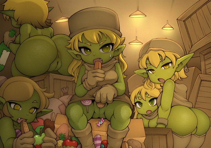 なんか食べてる緑の生き物たちの絵を再貼りするね お弁当は固いパンが主流です 