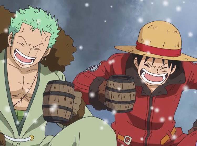 ⠀
⠀       ❝นี่! นายยังจำวันแรกที่ฉันเอาดาบมาให้นายได้อยู่หรือเปล่าน่ะโซโร❞
⠀
⠀        ❝นิชิชิ พอนึกย้อนดูแล้วตอนนี้พวกเราก็มาได้ไกลสุดๆเลยนะว่ามั้ย เห๊ะ— เหล้านี้น่ะเหรอ ก็นายบอกเองว่าวันนี้ต้องฉลองด้วยเหล้านี่ สุขสันต์วันเกิดล่ะโซโร คัมไป!❞