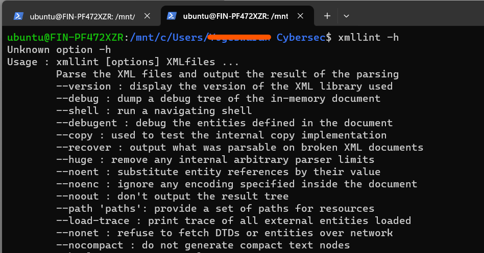 Yogeshwaran2022's tweet photo. 🔍xmllint parses XML files, specified on the command line as XML-FILE (or standard input if filename is -). It prints various outputs based on options selected. 🐞 Useful for detecting errors in XML code and parser. Included in libxml(3). 🛠️#Finstein #xmllint #xml #dtd #Entity https://t.co/Ym3DE6wIwh