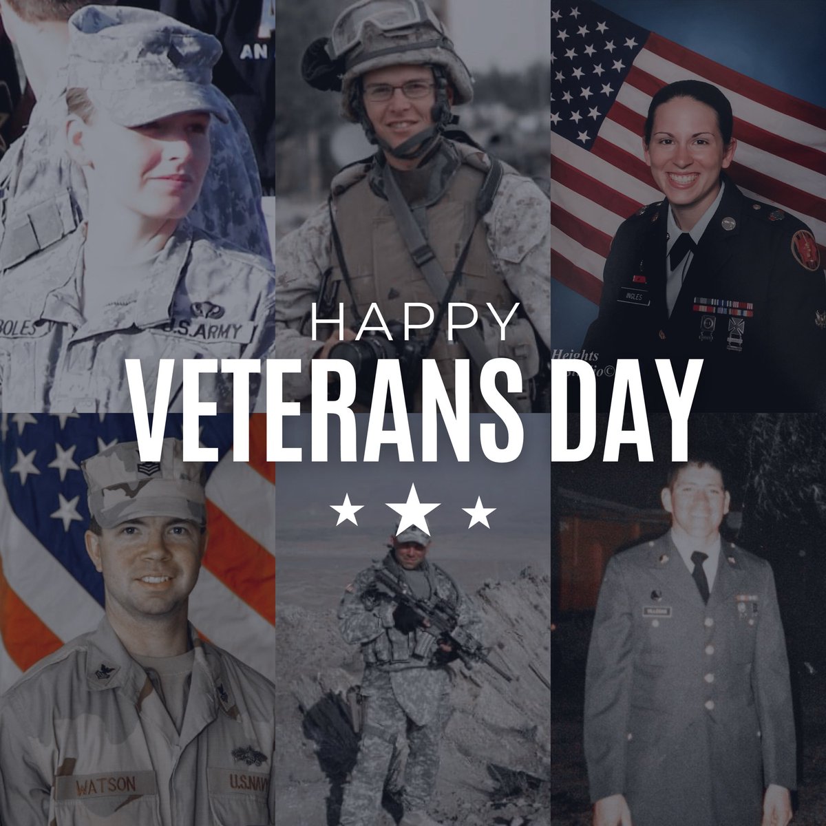 This Veterans Day, we honor our nation’s heroes who selflessly served in the United States Military. 

A heartfelt thank you to our Round Rock PD military veterans who proudly served our nation before serving our community.🇺🇸 

#VeteransDay #ServiceAboveSelf