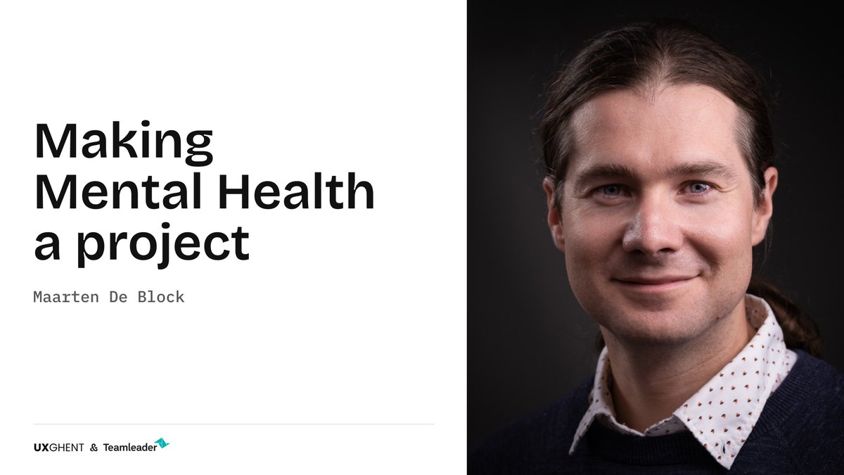 📣 Meet our 3rd and final speaker at <a href="/TeamleaderBE/">Teamleader BE</a> 
<a href="/maartendeblock/">Maarten De Block</a>  his presentation will center around the principles of the "Getting Things Done" methodology and personal productivity strategies, with a particular focus on managing one’s energy effectively.