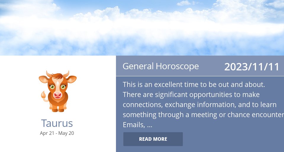 taurus_scope's tweet image. Daily Horoscope for Nov 11, 2023 =&amp;gt; Read the rest at: dailyhoroscopes.net/taurus.html?da… How did we do? #Taurus #TaurusHoroscope #TaurusPower