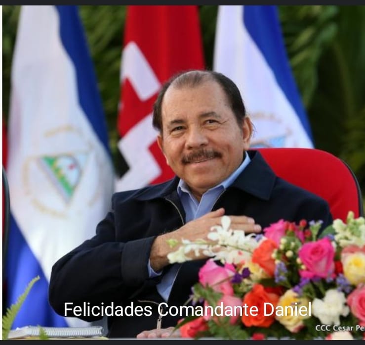#Nicaragua hoy celebra el Cumpleaños del mejor Presidente, nuestro líder que ha sabido confucii a nuestro pueblo por caminos de Prosperidad. Feliz Cumpleaños Comandante Daniel Ortega, Dios le permita cumplir muchos años más al lado de su pueblo🎉✌🏻🔴⚫
#ConDanielAdelante