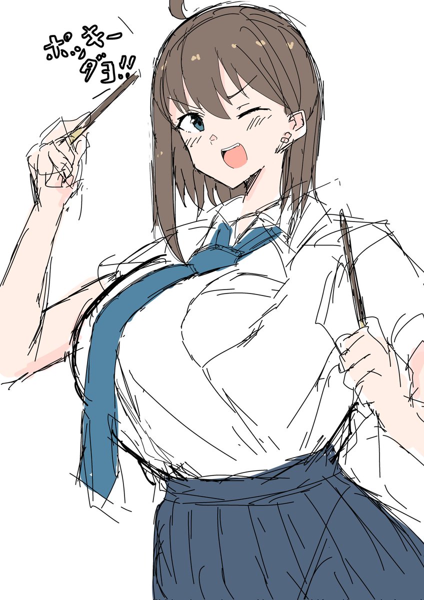 #ポッキーの日
忘れてた💦⛺️👔⛺️ 