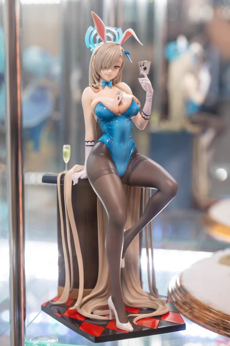 Softcream様原型のブルアカ一之瀬アスナガレキの塗装製作をダイバ工房様()にお願いして作ってもらいました!ありがとうございました! 