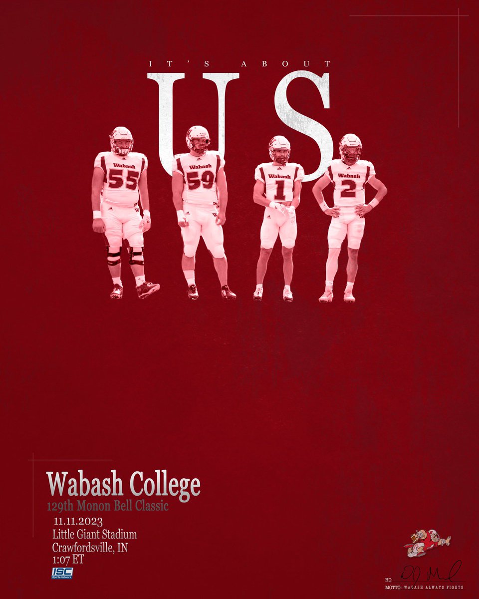 𝐂𝐡𝐚𝐩𝐭𝐞𝐫 𝐗

📍 Crawfordsville, IN
🏟 Little Giant Stadium
🕛 1:07 PM (ET)
☀️ 52°
💻 sports.wabash.edu/sports/2021/10…
📈 mobilesites.statbroadcast.com/?groupid=waba