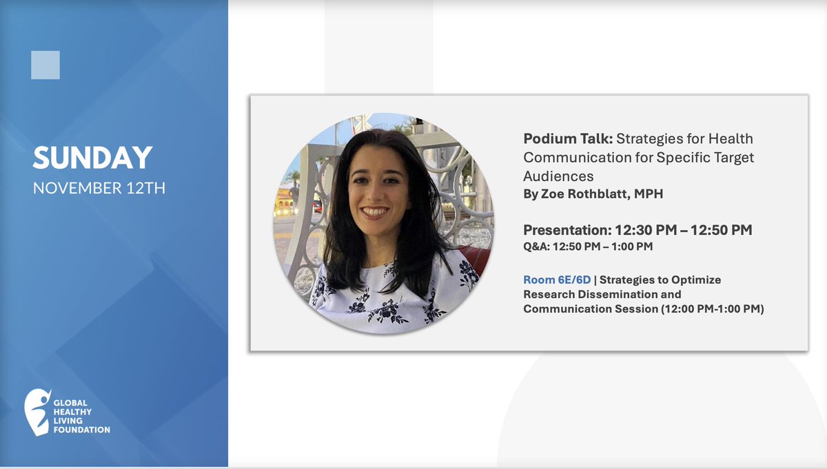 I'm so excited to be speaking this Sunday 11/12 at #ACR23! I'lll be joining <a href="/rheum_cat/">Rheum Cat</a> to talk about sharing health information with targeted audiences. Stop by if you're around! <a href="/CreakyJoints/">CreakyJoints.org</a>