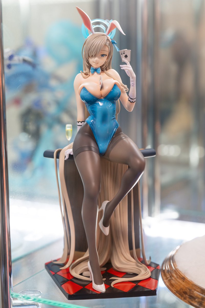 Softcream様原型のブルアカ一之瀬アスナガレキの塗装製作をダイバ工房様(@nVTlNNVS8pWMnNe)にお願いして作ってもらいました!ありがとうございました! 