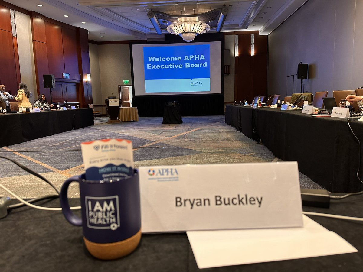 bryanobuckley's tweet photo. Serving on the E-Board is a profound privilege, allowing me to contribute to our organization's mission. As we gather in ATL for the #APHA2023 @PublicHealth @APHAAnnualMtg  the anticipation is heightened, offering a unique opportunity to engage with my public health peeps. https://t.co/lGTrYRaM84