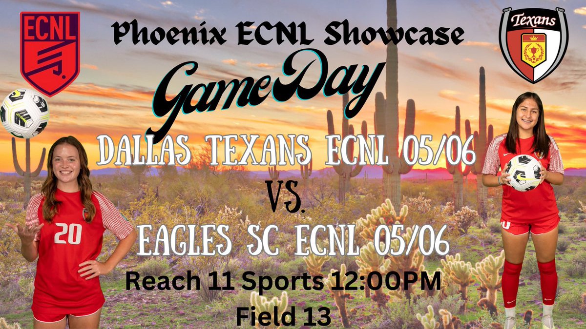 Game 2 coming up⚽️
Come see some talented 24/25s‼️

<a href="/PrepSoccer/">Prep Soccer ⚽️</a> <a href="/TopDrawerSoccer/">TopDrawerSoccer</a> <a href="/ImYouthSoccer/">ECNL/GA/Recruiting/College Soccer</a> <a href="/ImCollegeSoccer/">College Soccer Truth ™</a> #ECNLPHX