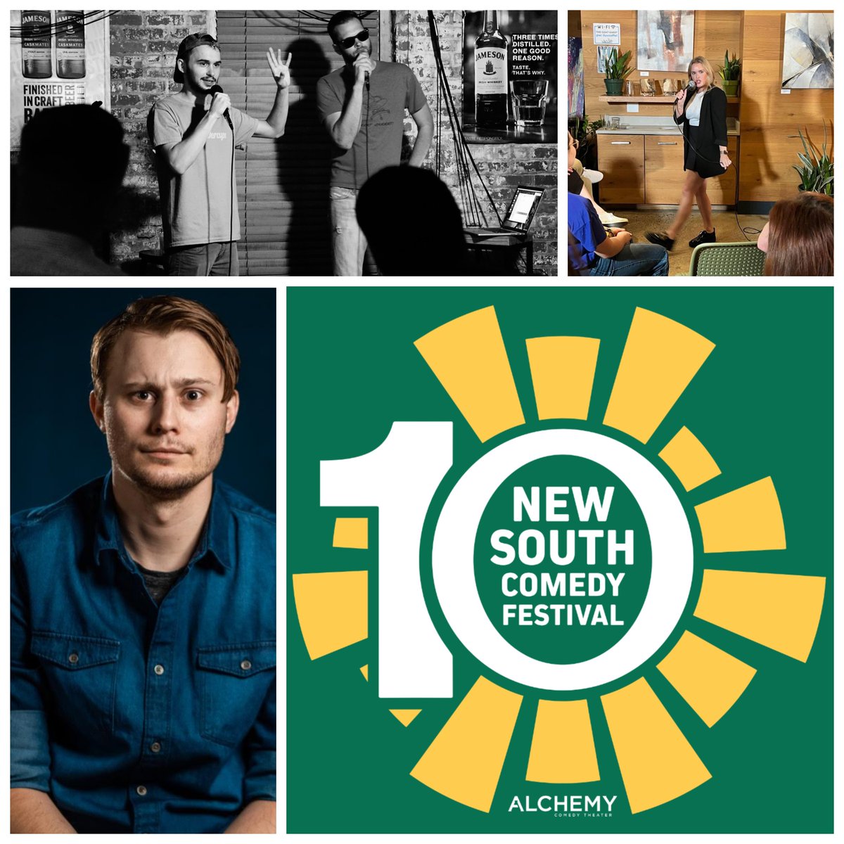 It's the final full day of our comedy festival and it is packed with so much fun. Two workshops, free lunch and headshots for our performers, and 4 live comedy shows all ending with our HUGE festival finale featuring acts from across the country!

alchemycomedy.com/festival