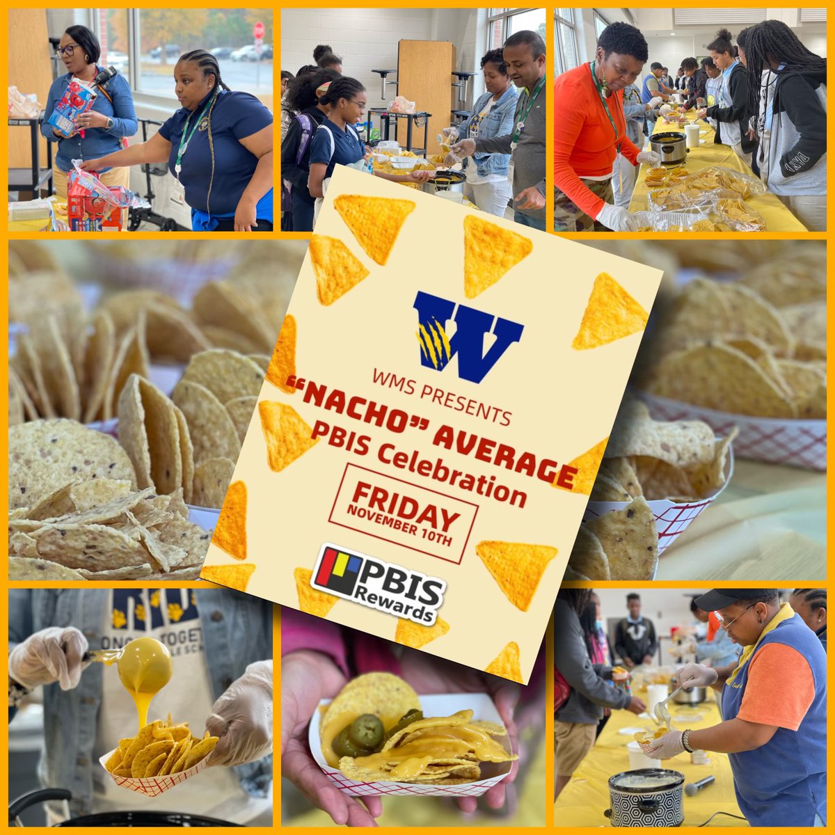 Norminicka clare (@norminickac) on Twitter photo <a href="/WoodlandVoice1/">Woodland Middle School</a> we ended on a "Nacho" average PBIS celebration Friday 🎉. Let's just say we are PBIS ❤️. <a href="/DrReginaBrown1/">Dr. Regina Brown</a> <a href="/restored2112/">D. Young</a> <a href="/A_WillRobinson/">Amy Robinson</a> <a href="/TheKaonisT/">Kaonis Thomas Jr., Ed.S</a> <a href="/TheeFavored_1/">Taneisha Favors, Ed. S</a> <a href="/fcspbis/">FCSPBIS</a> <a href="/PBISRewards/">PBIS Rewards</a> <a href="/WoodlandVoice1/">Woodland Middle School</a> we ended on a "Nacho" average PBIS celebration Friday 🎉. Let's just say we are PBIS ❤️. <a href="/DrReginaBrown1/">Dr. Regina Brown</a> <a href="/restored2112/">D. Young</a> <a href="/A_WillRobinson/">Amy Robinson</a> <a href="/TheKaonisT/">Kaonis Thomas Jr., Ed.S</a> <a href="/TheeFavored_1/">Taneisha Favors, Ed. S</a> <a href="/fcspbis/">FCSPBIS</a> <a href="/PBISRewards/">PBIS Rewards</a>