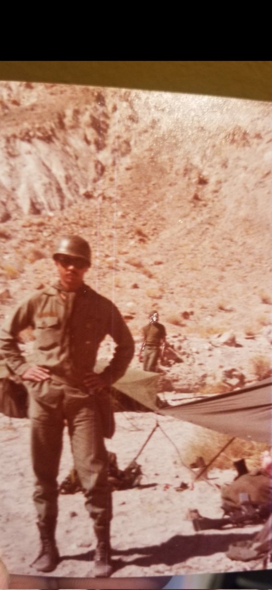 21 years old. I lived under that poncho for 43 days with temperatures of over 110* everyday...happy veterans day to my fellow brothers
