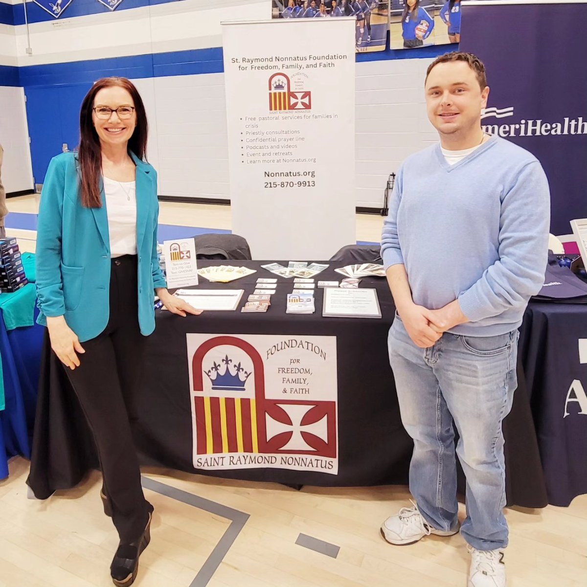 We are at the Man Up South Jersey Event at Pope Paul VI High School. Hundreds of men are gathered for this awesome Catholic men's conference.  Learn about us at nonnatus.org. 

#straymondnonnatusfoundation #familiesincrisis